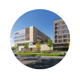 Oakville exterior rendering of building