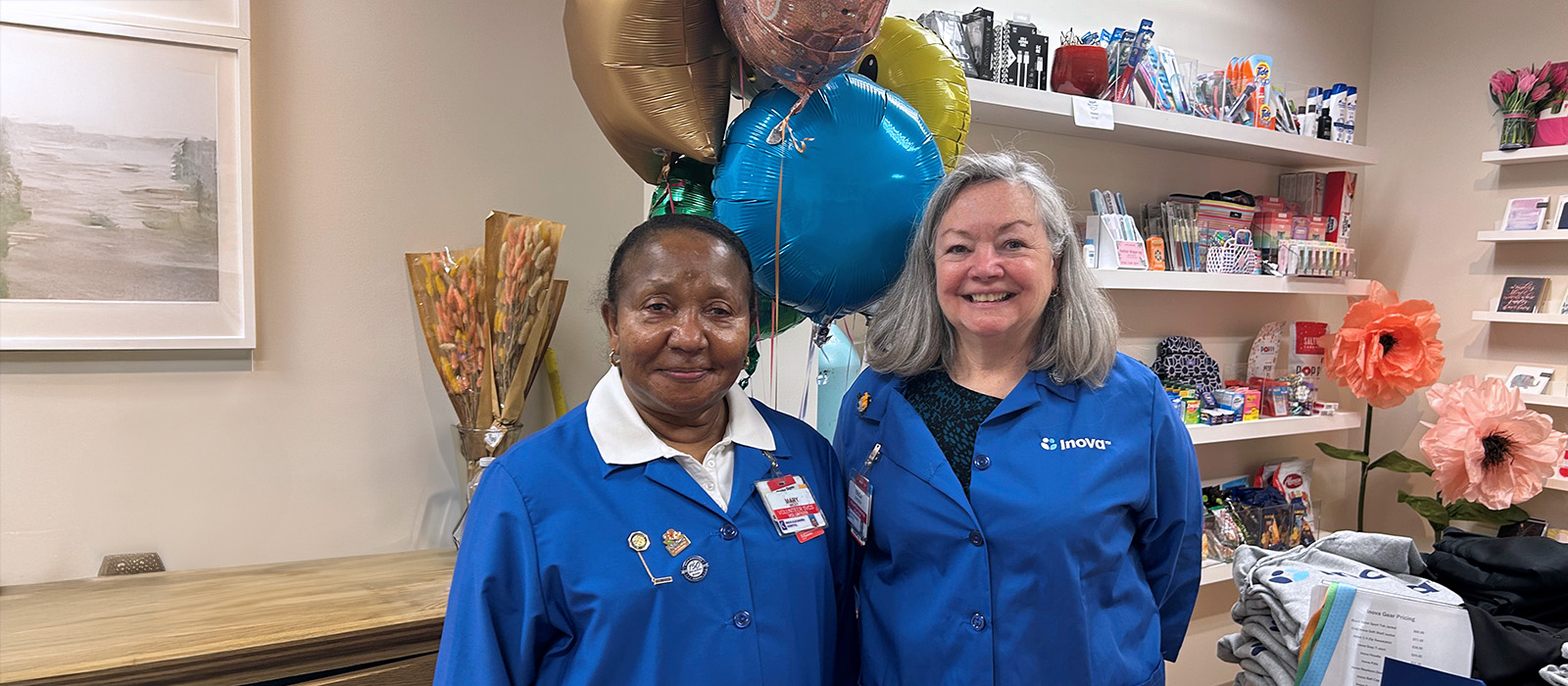 Two female Volunteer team members
